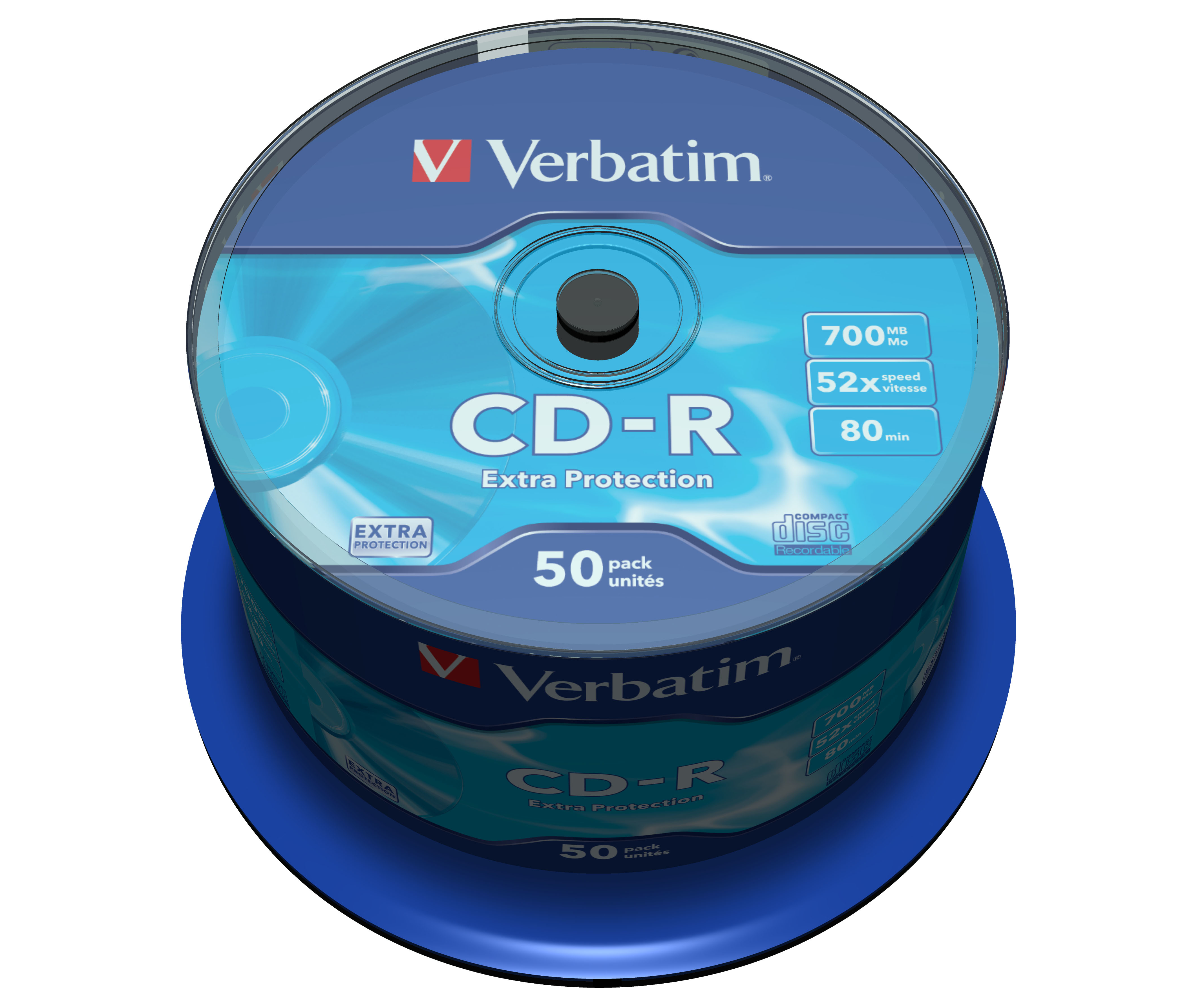 Verbatim 50 x CD-R - 700 MB (80 Min) 52x