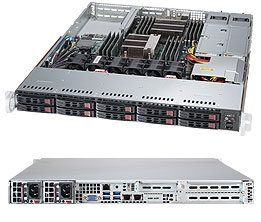 Supermicro SuperServer 1028R-WTNRT - Server - Rack-Montage - 1U - zweiweg - keine CPU - RAM 0 GB - SATA - Hot-Swap 6.4 cm (2.5")