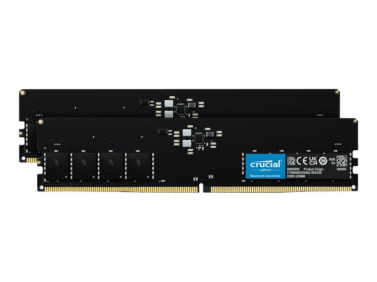 Crucial DDR5 - Kit - 32 GB: 2 x 16 GB - DIMM 288-PIN