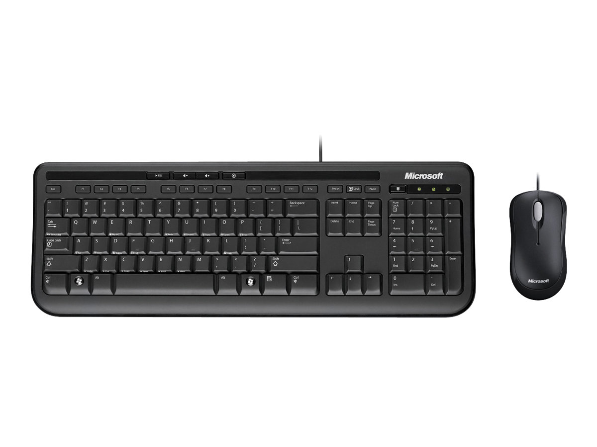 Microsoft Wired Desktop 600 - Tastatur-und-Maus-Set
