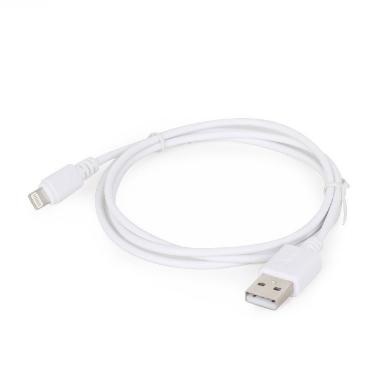 Gembird 8-pin Ladekabel 1 m CC-USB2-AMLM-W-1M - Kabel - Digital/Daten