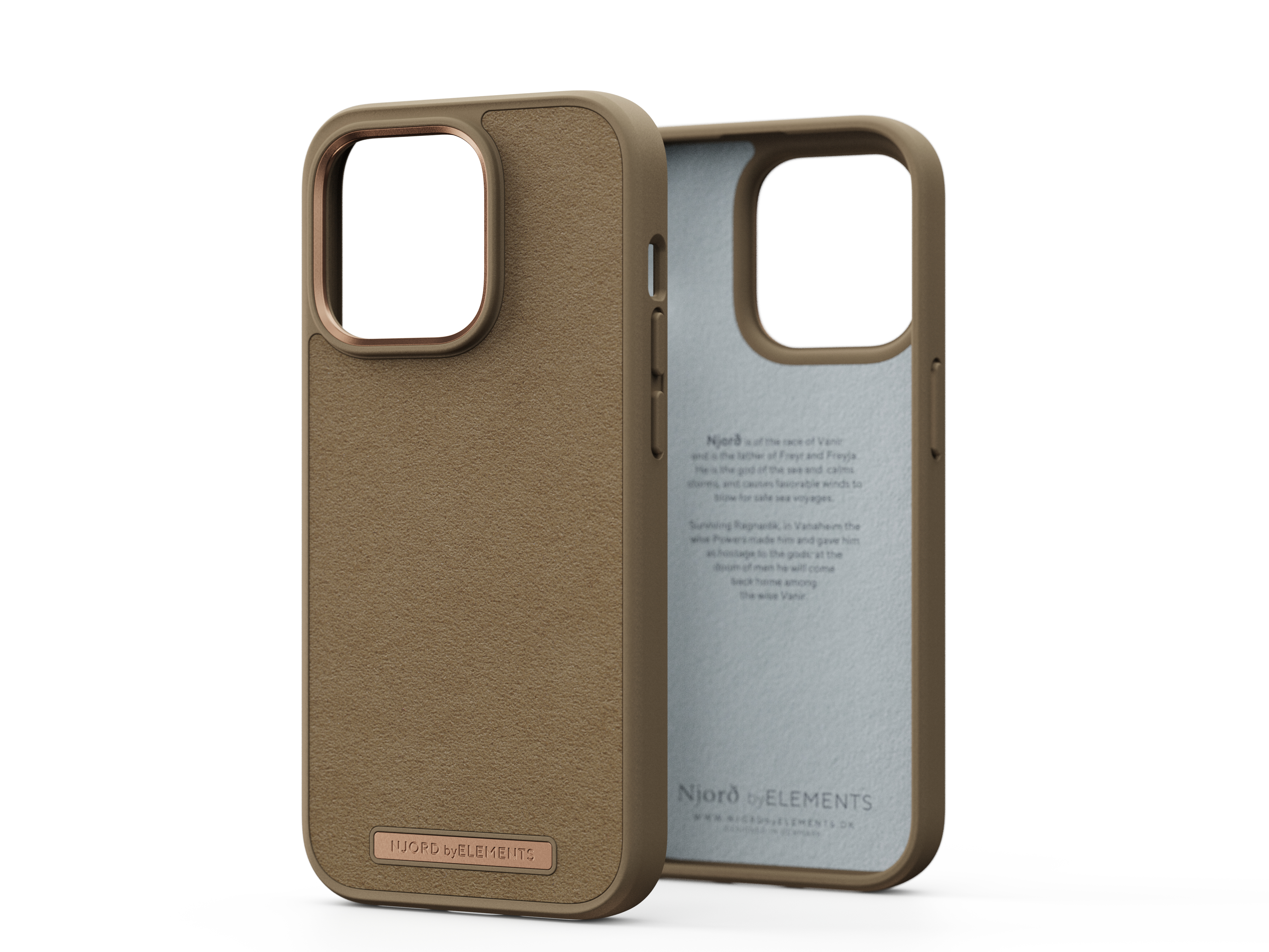 Njord Comfort+ Case iPhone 14 Pro 6.1 Camel