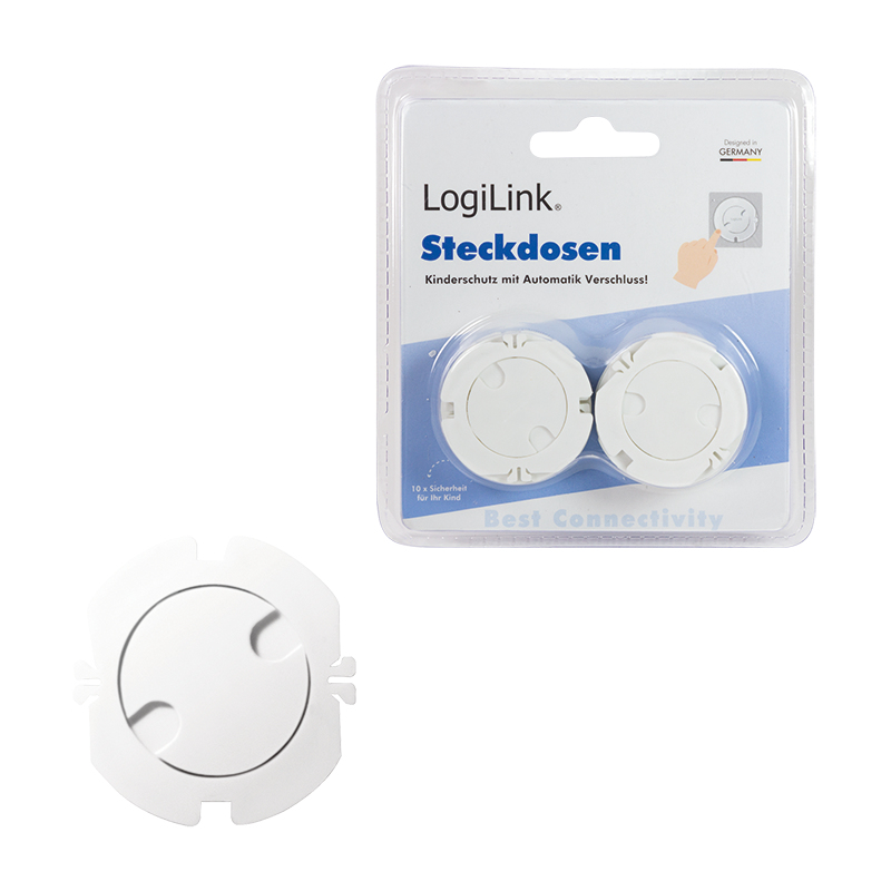 LogiLink EC3002 - Weiß - Sichtverpackung - 10 Stück(e)