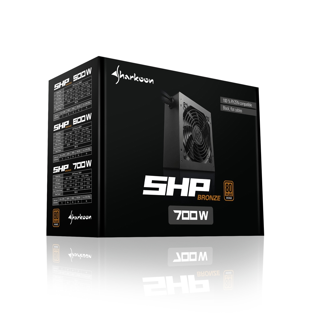 Sharkoon SHP Bronze - Netzteil (intern) - ATX12V 2.3