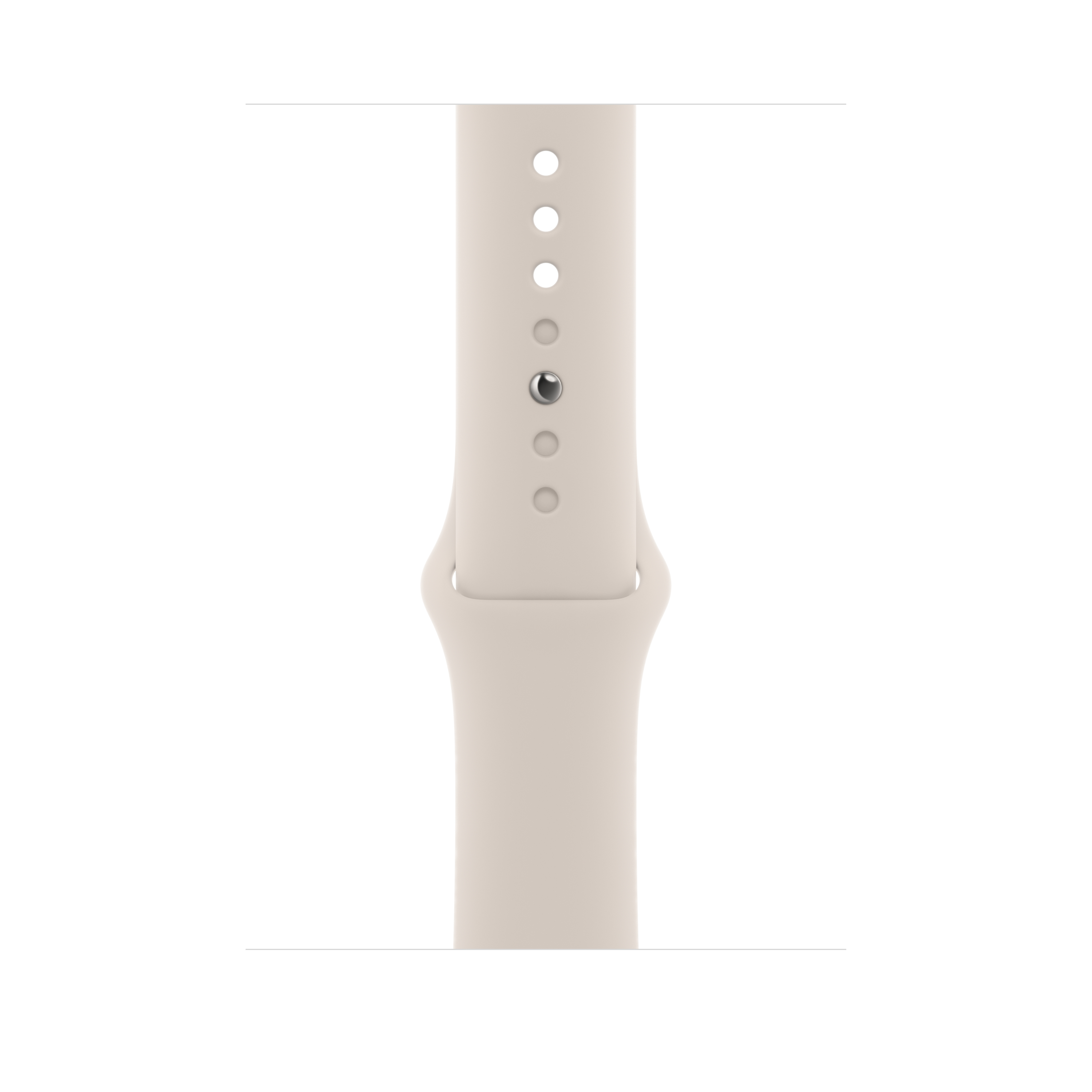 Apple Armband für Smartwatch - Normalgröße - Starlight - für Watch (42 mm, 44 mm, 45 mm, 49 mm)