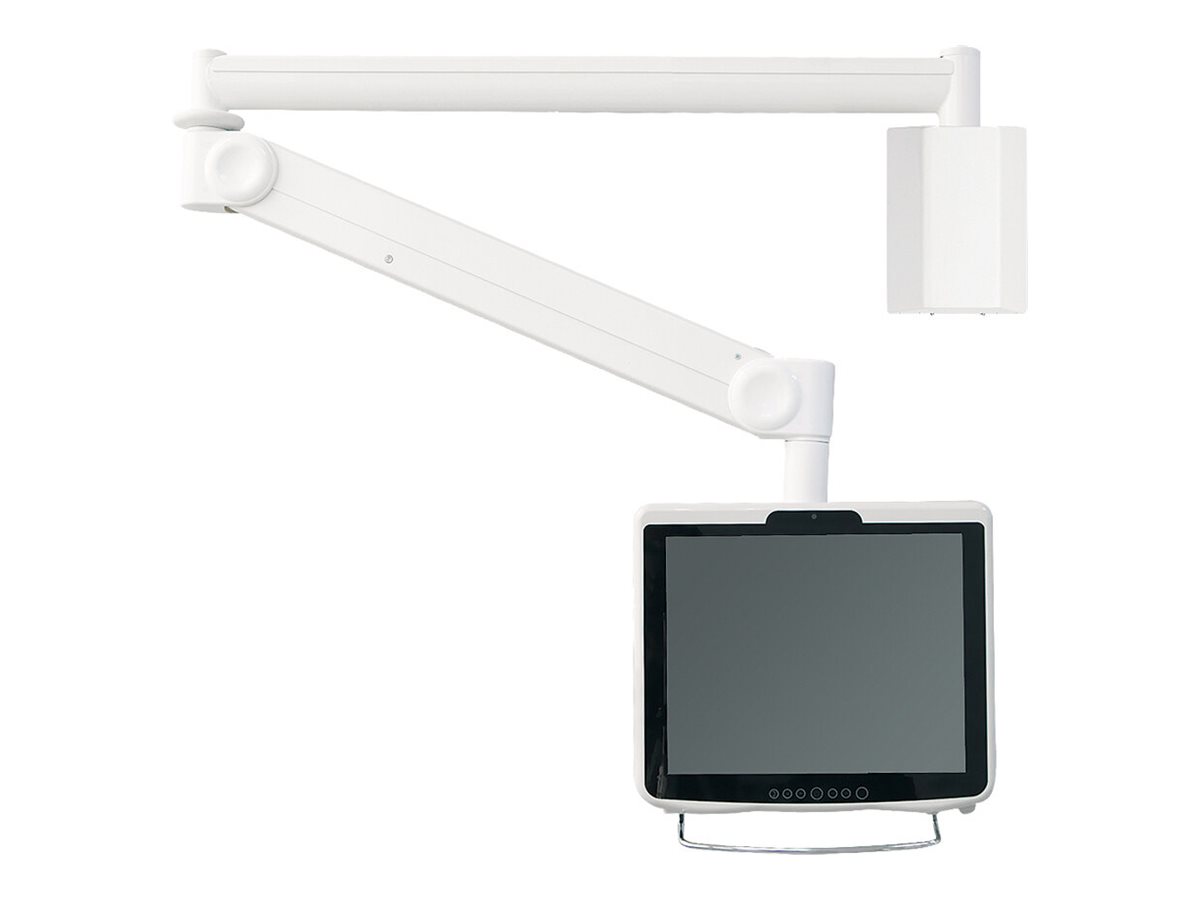 Neomounts FPMA-HAW100 - Klammer - full-motion - für LCD-Display - medizinisch - weiß - Bildschirmgröße: 25.4-61 cm (10"-24")