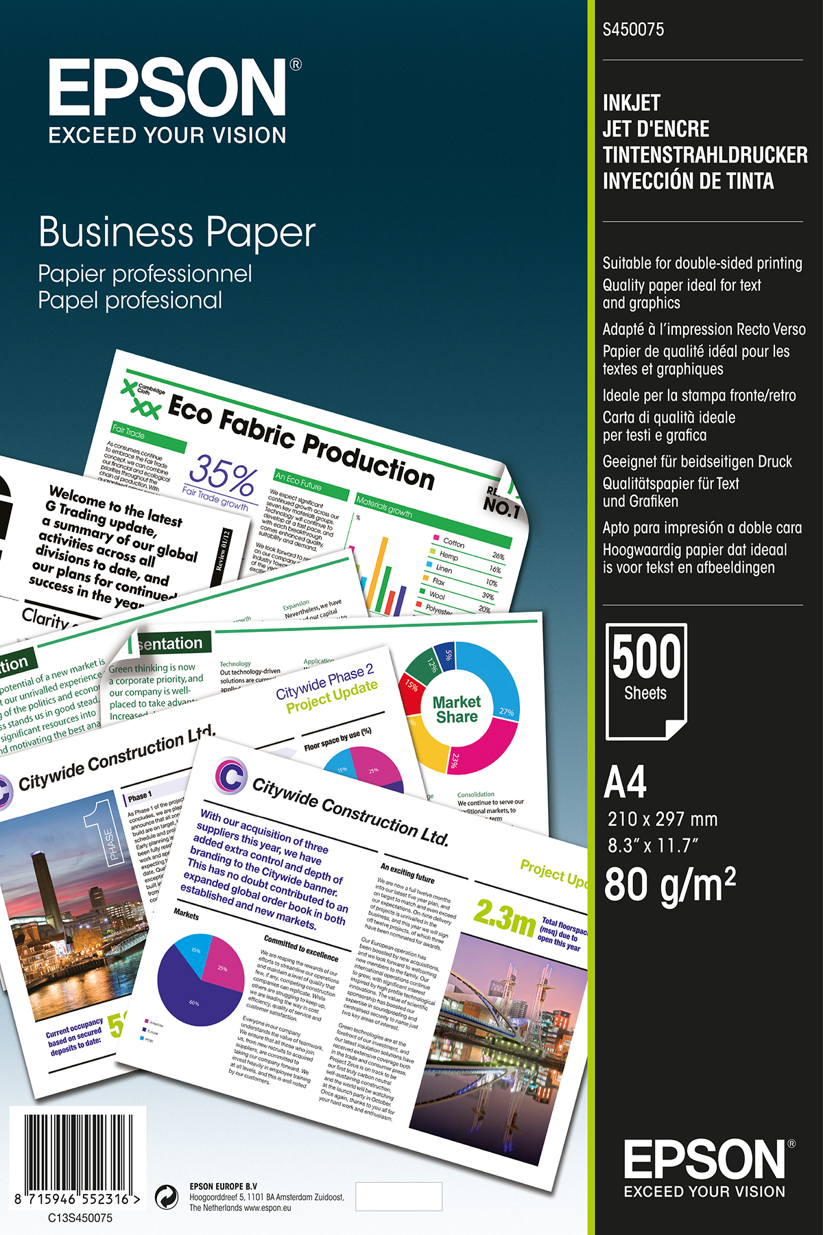 Epson Business Paper - A4 (210 x 297 mm) - 80 g/m²