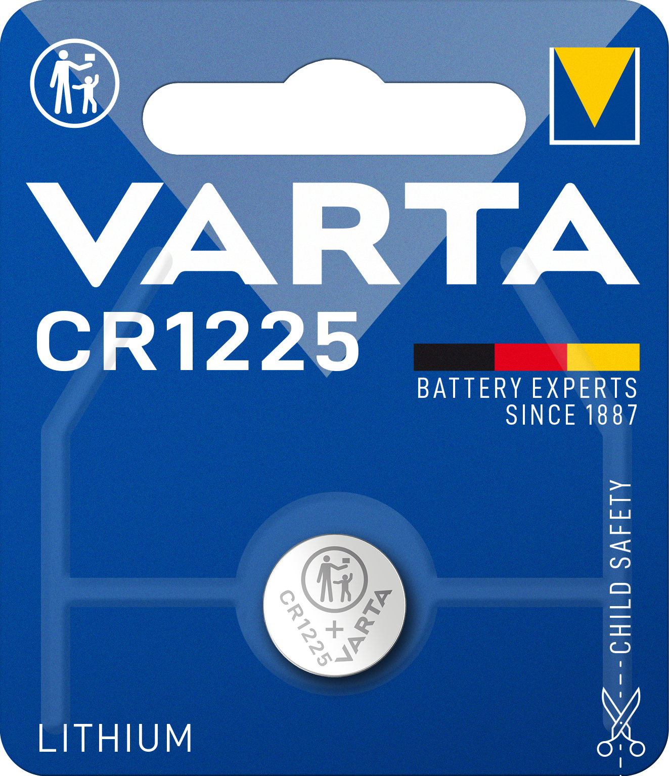 Varta Electronics CR1225 Knopfzelle CR 1225 Lithium 48 mAh 3 V 1 St. - Batterie - Batterie - CR1225