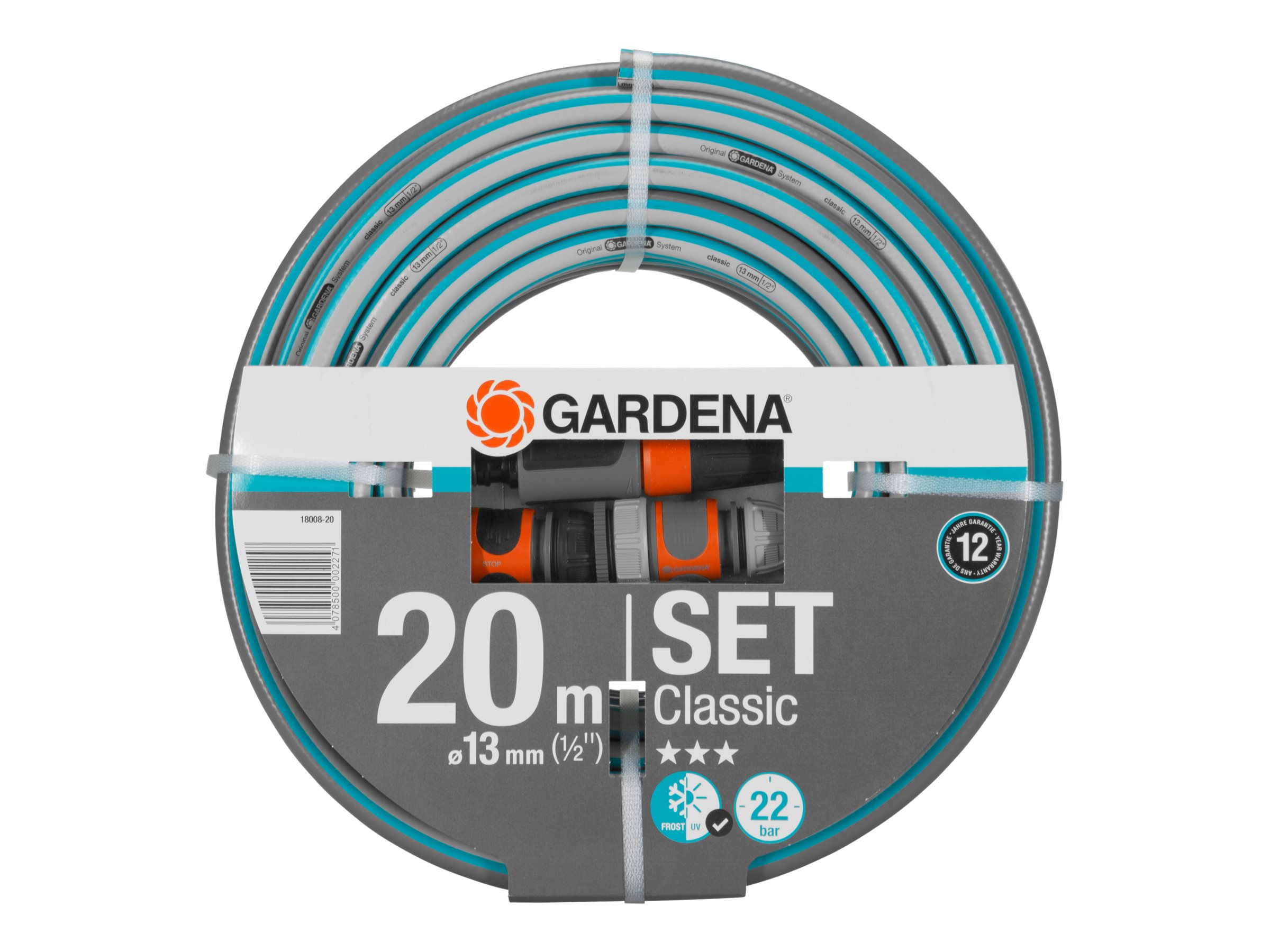 Gardena Classic - Schlauch - mit Wasserstopp