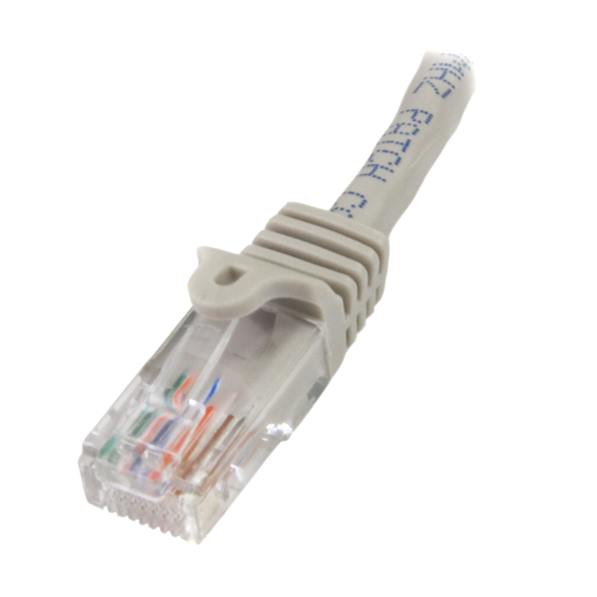 StarTech.com 0,5m Cat5e Ethernet Netzwerkkabel Snagless mit RJ45 - Cat 5e UTP Kabel - Grau - Patch-Kabel - RJ-45 (M)