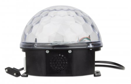 Manhattan Sound Science Sound Science Bluetooth® Disco Light Ball Speaker, Range 10m, Remote control, USB-A for USB drives (32GB)