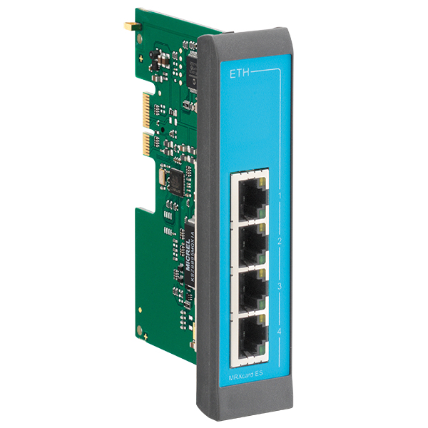 Insys MRcard ES - Switch - 4 x 10/100 - Plugin-Modul