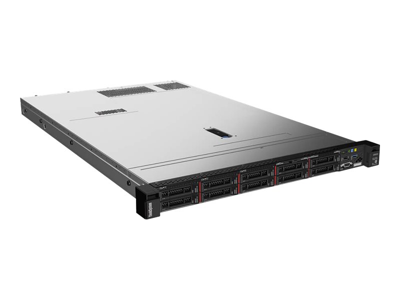 Lenovo ThinkSystem SR630 7X02 - Server - Rack-Montage - 1U - zweiweg - 1 x Xeon Silver 4210R / 2.4 GHz - RAM 32 GB - SAS - Hot-Swap 6.4 cm (2.5")
