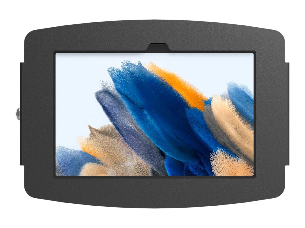 Compulocks Galaxy Tab A8 10.5" Space Enclosure Wall Mount - Gehäuse - für Tablett - verriegelbar - hochwertiges Aluminium - Schwarz - Bildschirmgröße: 26.7 cm (10.5")