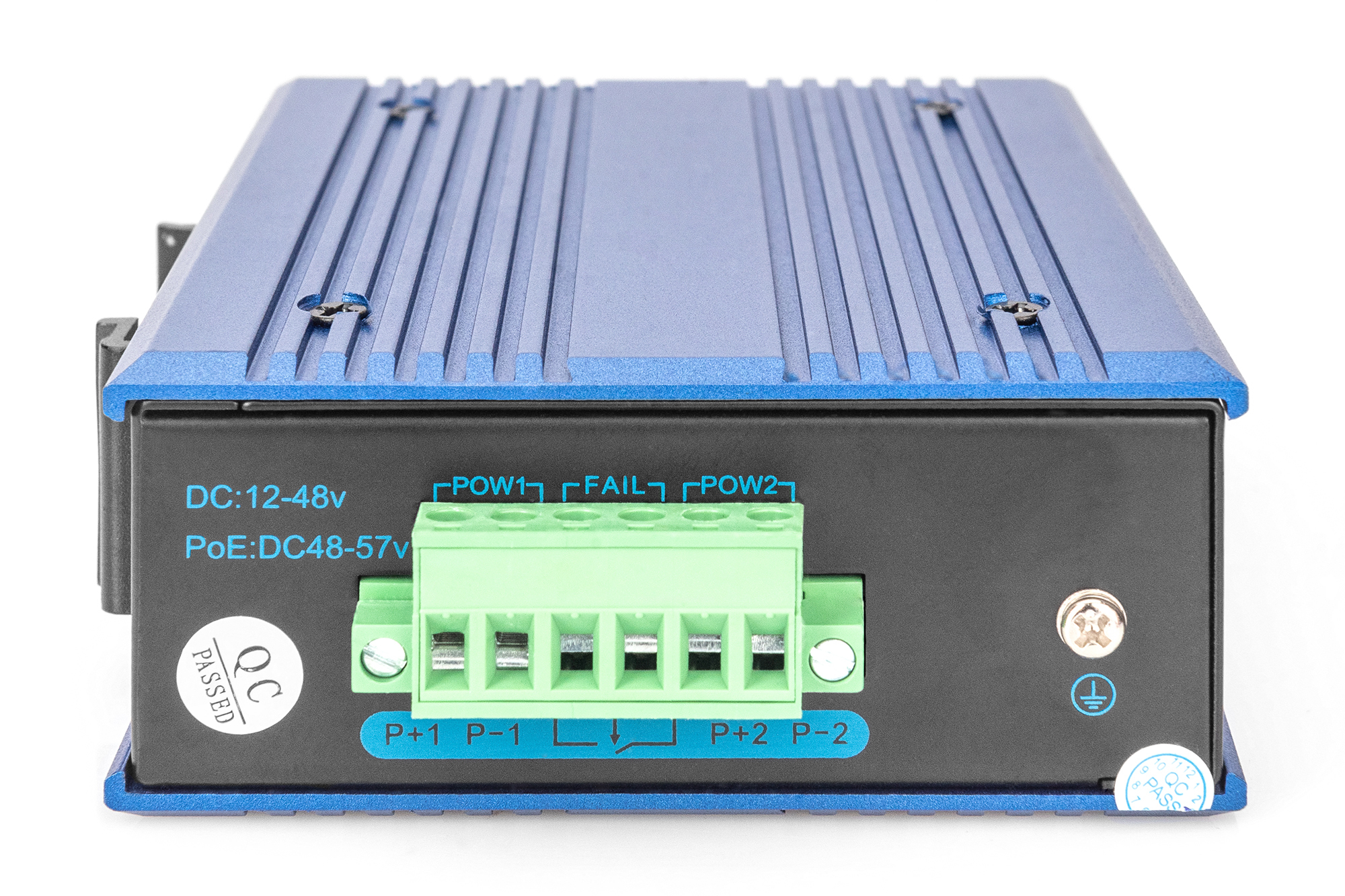 DIGITUS 4 Port Gigabit Netzwerk Switch, Industrial, Unmanaged, 1 RJ45 Uplink