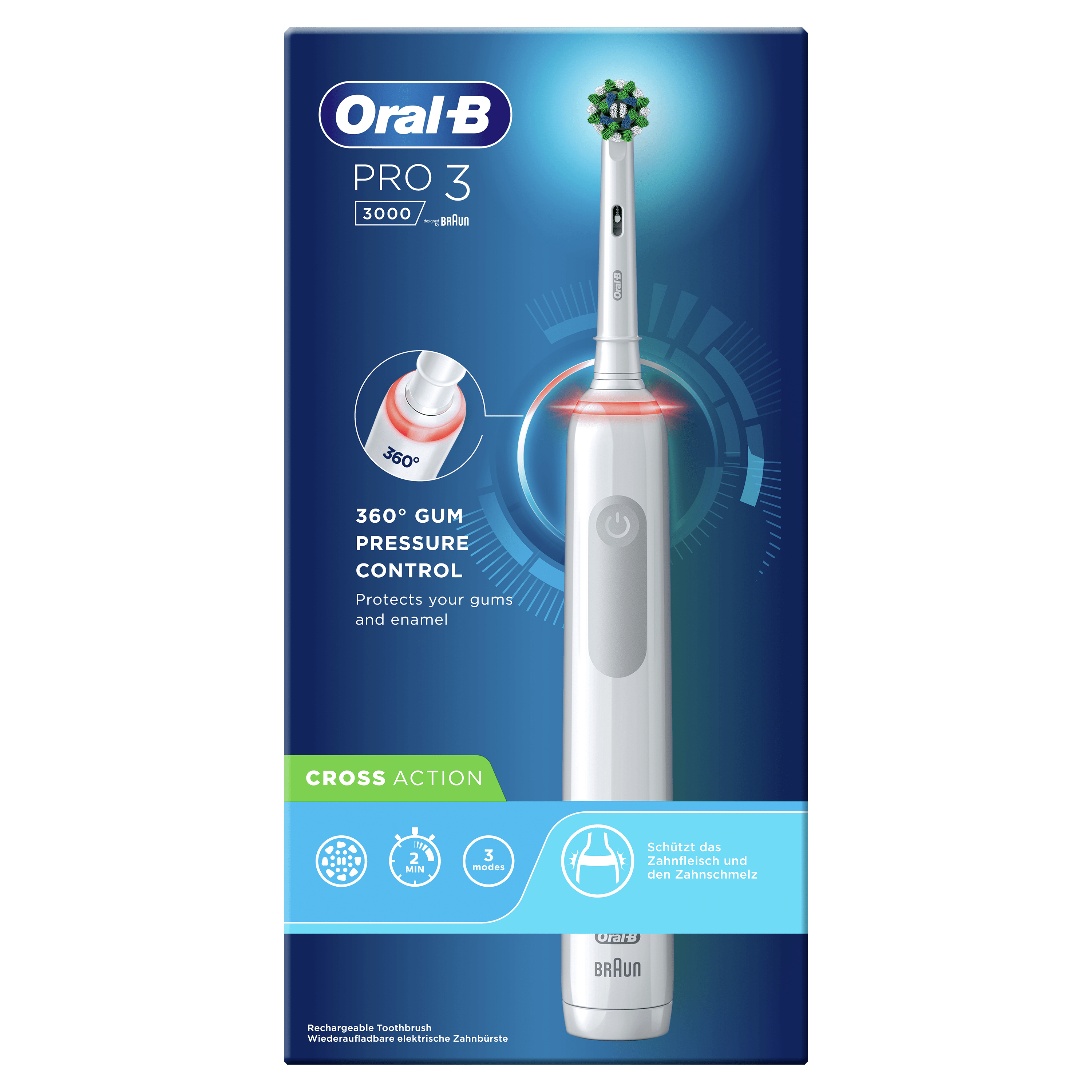Oral-B Pro 3 3000 CrossAction - Zahnbürste