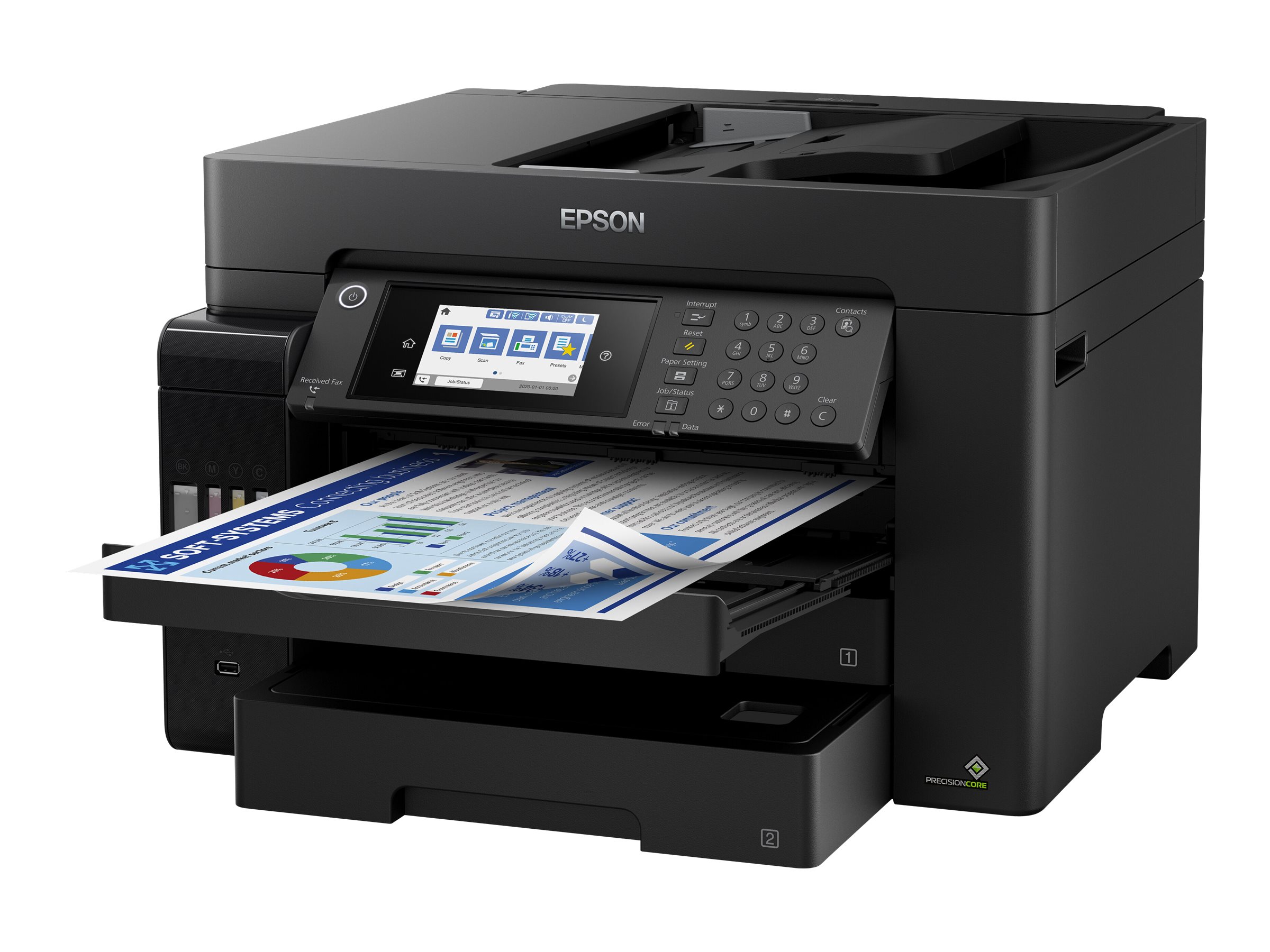 Epson EcoTank ET-16600 - Multifunktionsdrucker - Farbe - Tintenstrahl - A3 plus (311 x 457 mm)
