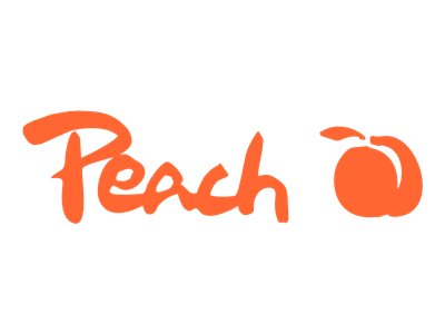 Peach 125 Mikron - 54 x 86 mm Taschen für Laminierung