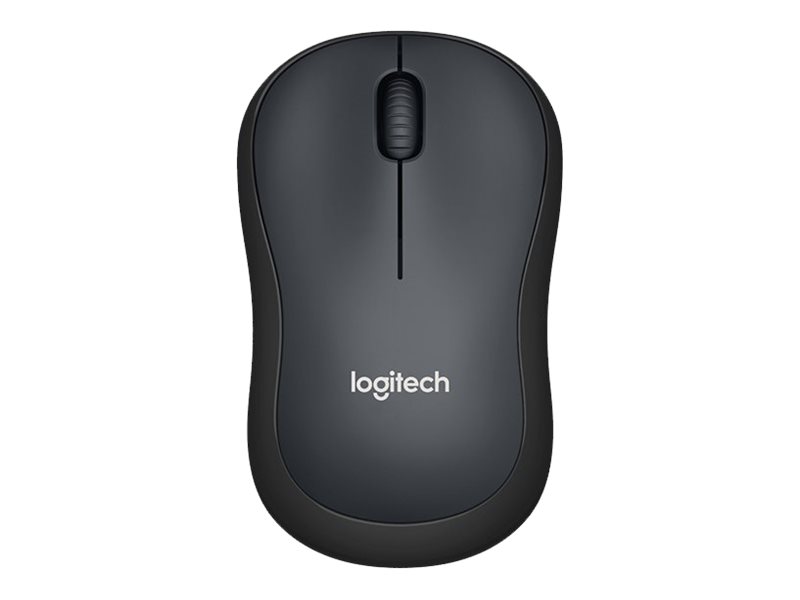 Logitech M220 Silent - Maus - optisch - 3 Tasten - kabellos - 2.4 GHz - kabelloser Empfänger (USB)