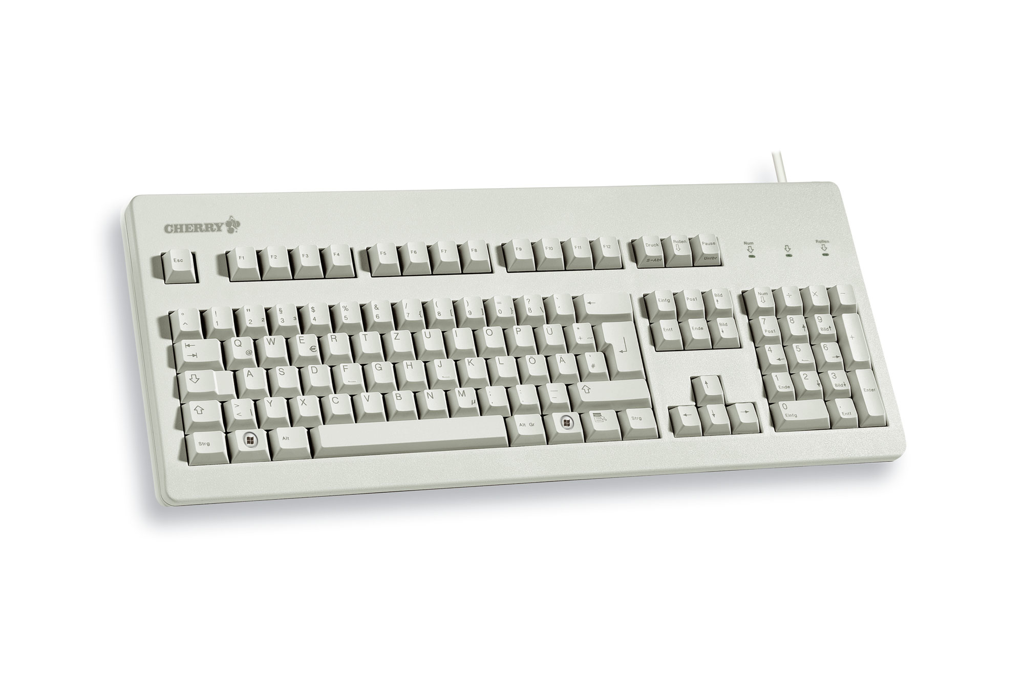 Cherry G80-3000 - Tastatur - PS/2, USB - GB