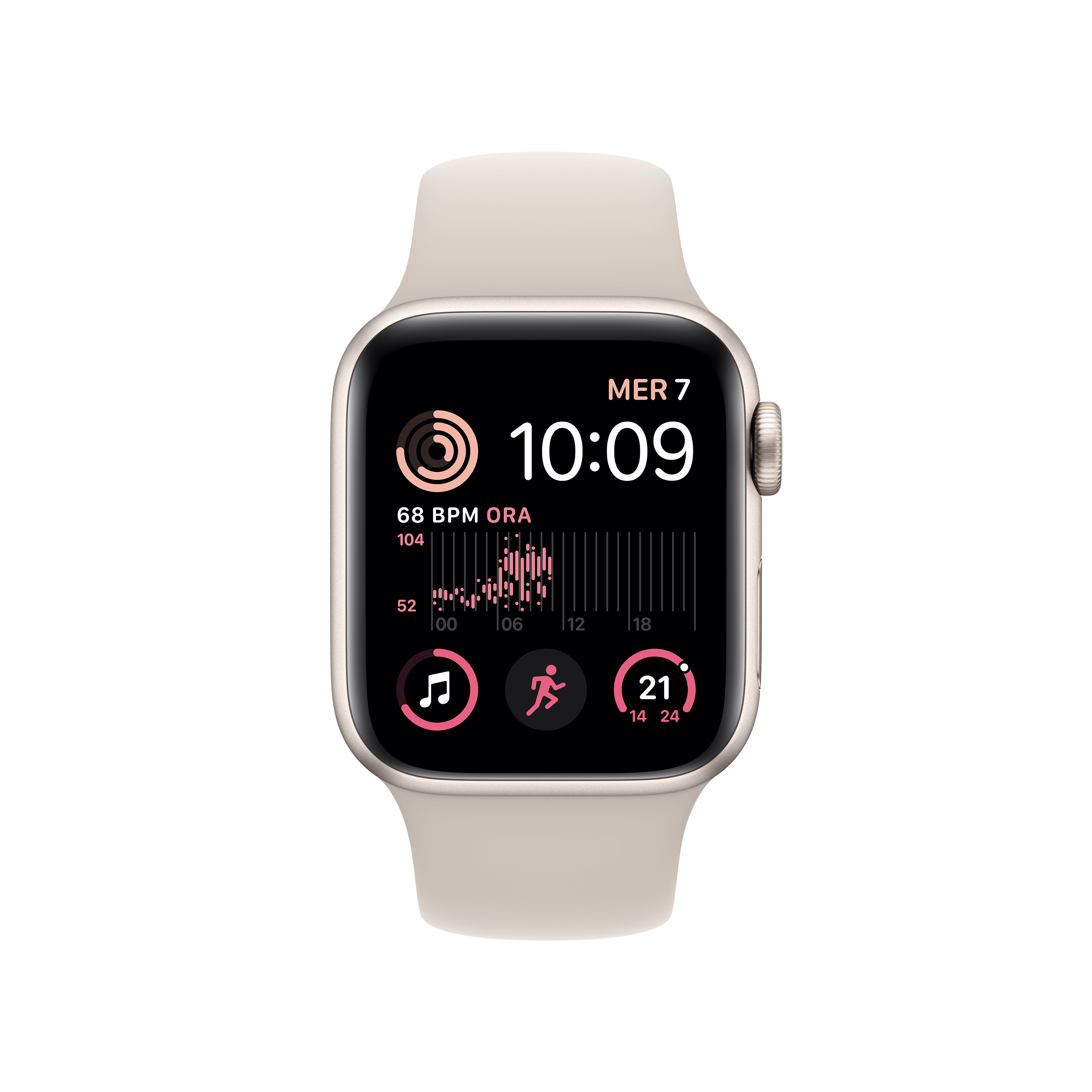Apple Watch SE (GPS + Cellular) - 40 mm - Starlight Aluminium