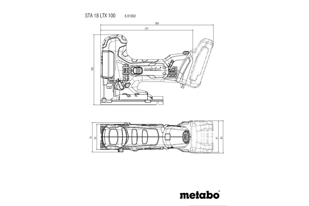 Metabo STA 18 LTX 100 - Stichsäge - schnurlos