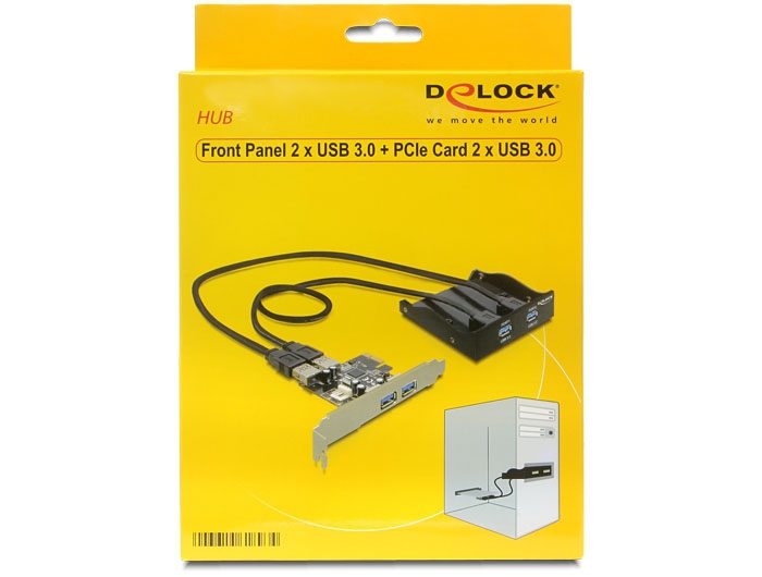 Delock Front Panel 2 x USB 3.0 + PCI Express Card 2 x USB 3.0