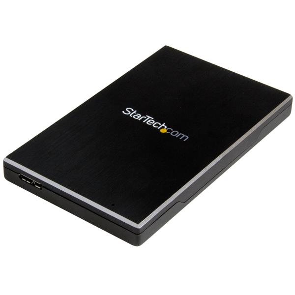 StarTech.com USB 3.1 (10 Gbps) Festplattengehäuse für 2,5 SATA Laufwerke - Gehäuse für SSD/HDD - Aluminium - Speichergehäuse - 2.5" (6.4 cm)