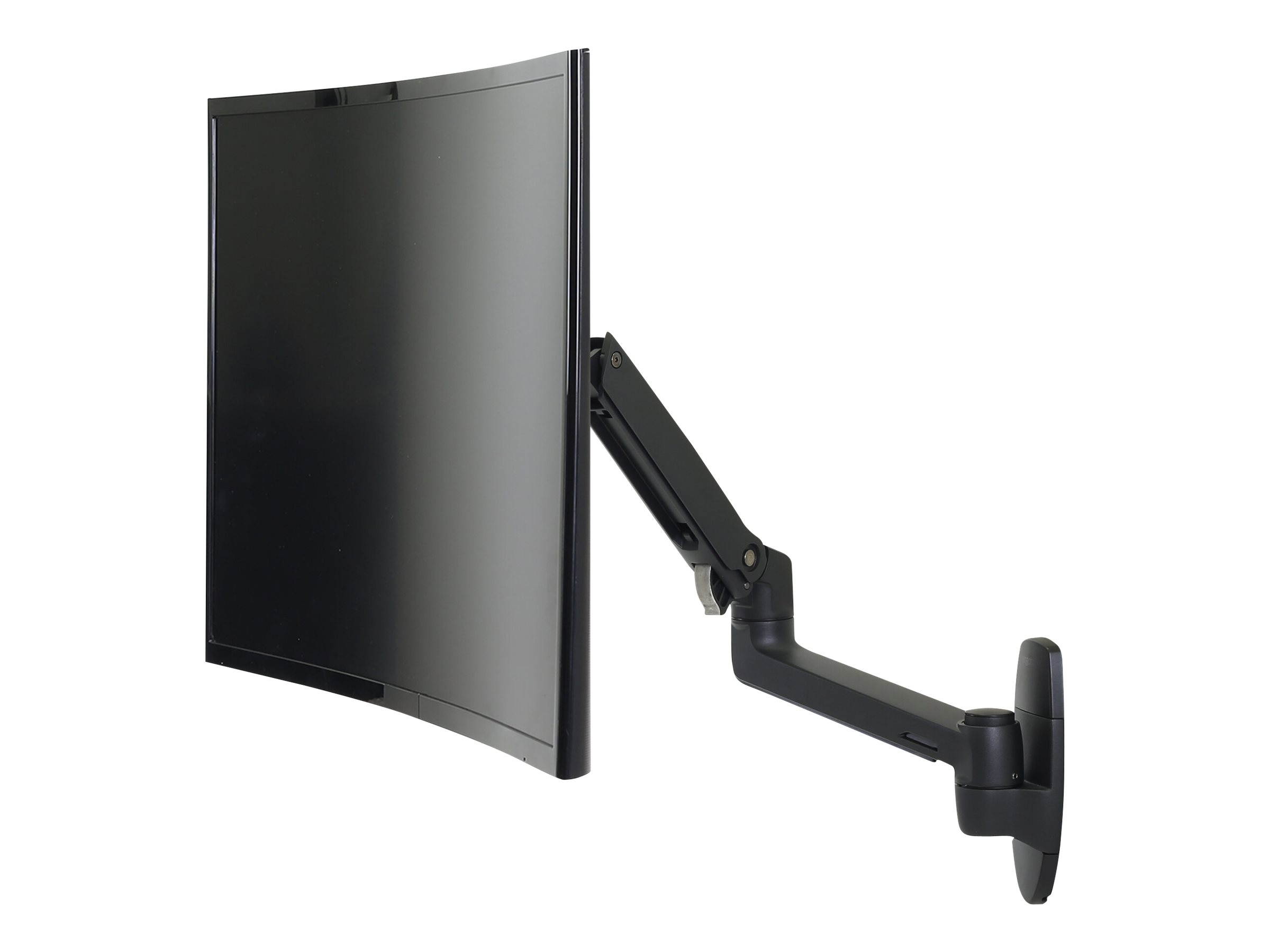 Ergotron LX - Befestigungskit (Gelenkarm, Erweiterungsadapter, Wandhalterung) - für LCD-Display - mattschwarz - Bildschirmgröße: bis zu 86,4 cm (bis zu 34 Zoll)
