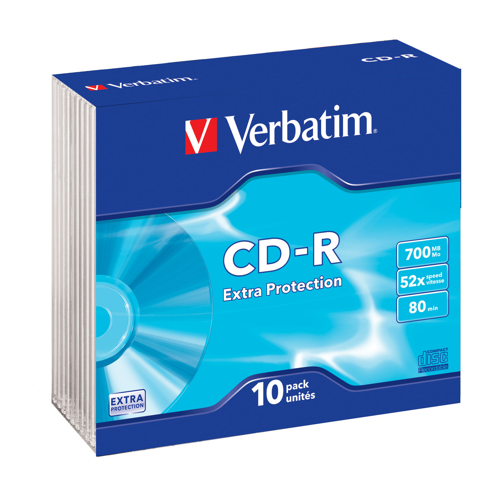 Verbatim 10 x CD-R - 700 MB (80 Min) 52x