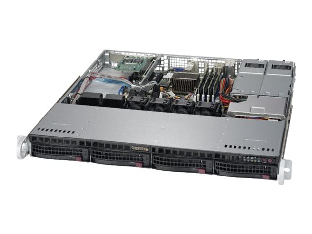 Supermicro SuperServer 5018D-MHR7N4P - Server - Rack-Montage - 1U - 1-Weg - 1 x Xeon D-1537 / 1.7 GHz - RAM 0 GB - SAS - Hot-Swap 8.9 cm (3.5")