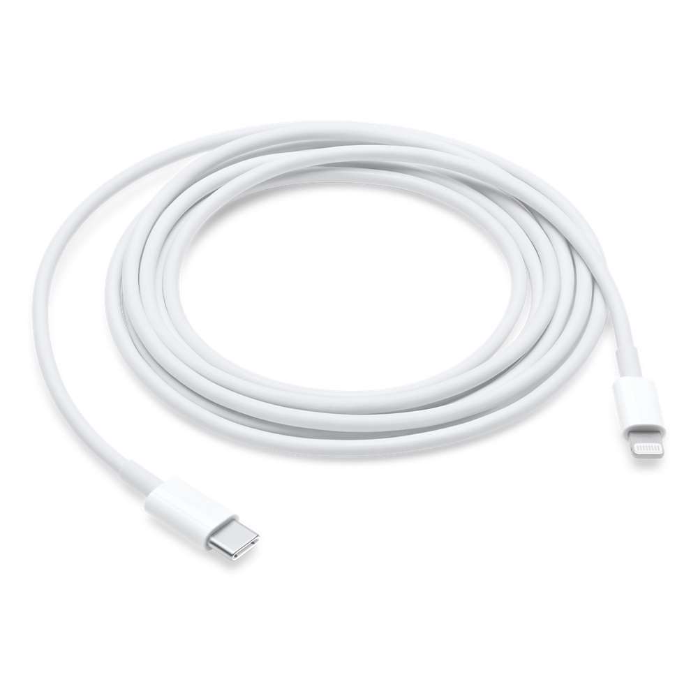 Apple Lightning-Kabel - 24 pin USB-C männlich zu Lightning männlich - 2 m - für Apple iPad/iPhone/iPod (Lightning)