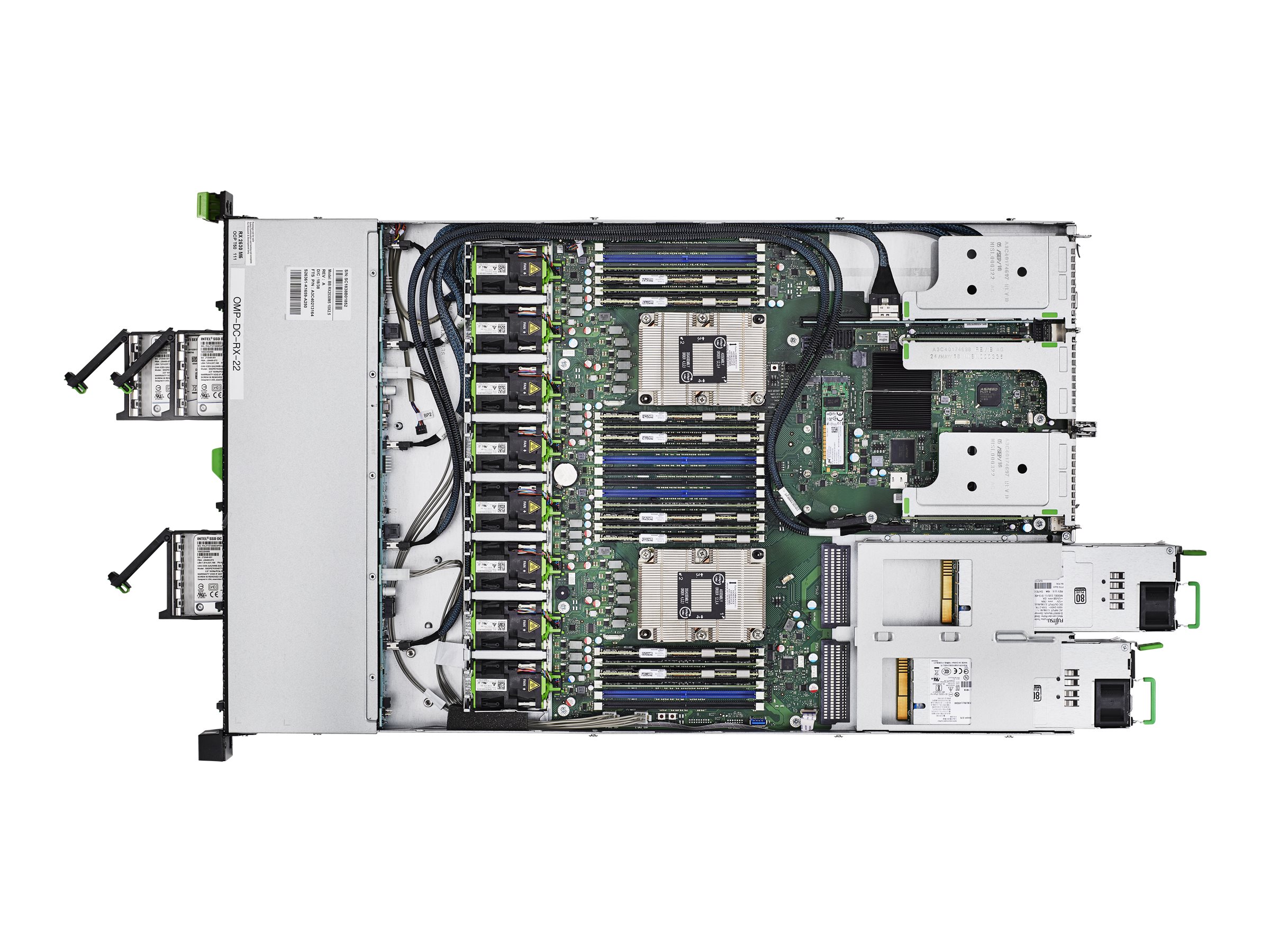 Fujitsu PRIMERGY RX2530 M5 - Server - Rack-Montage - 1U - zweiweg - 1 x Xeon Silver 4210 / 2.2 GHz - RAM 16 GB - SATA - Hot-Swap 6.4 cm (2.5")