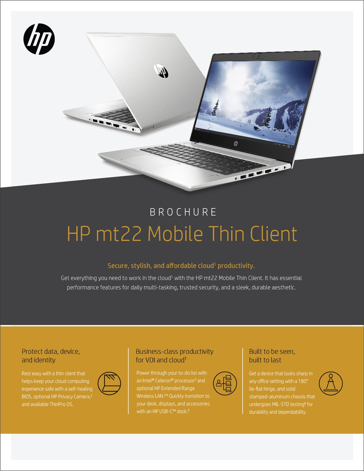 HP Elite 600 G9 - Mini - Core i5 12500T / 2 GHz - vPro - RAM 8 GB - SSD 256 GB - NVMe - UHD Graphics 770 - GigE, 802.11ax (Wi-Fi 6E)