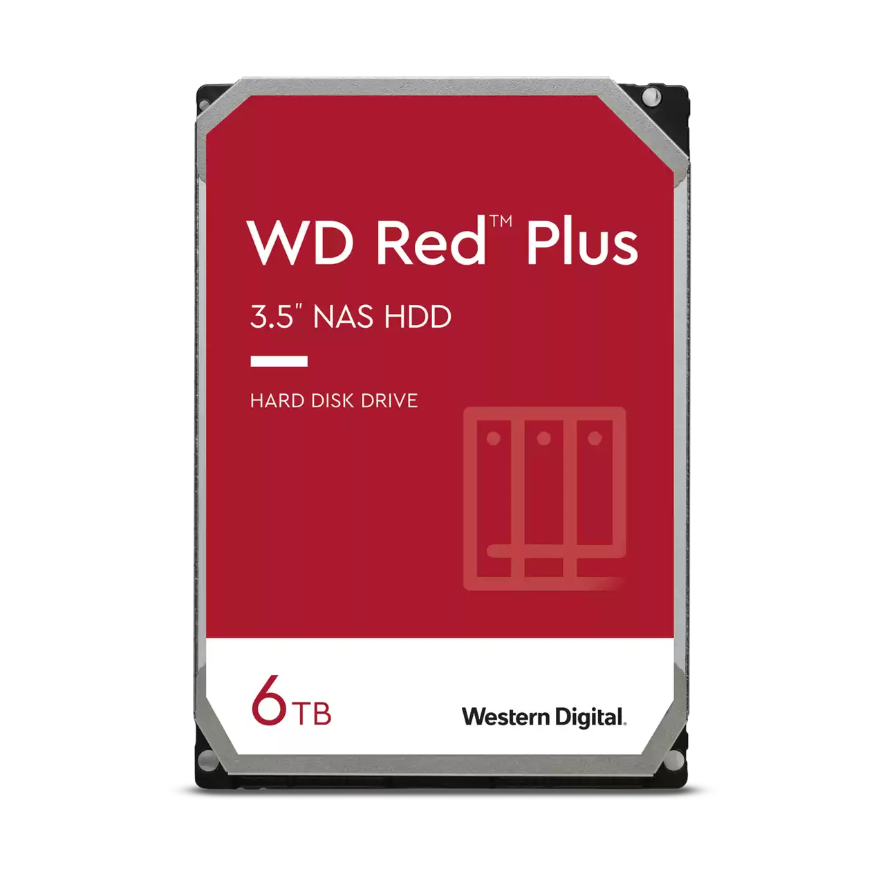 WD Red Plus WD60EFPX - Festplatte - 6 TB - intern - 3.5" (8.9 cm)
