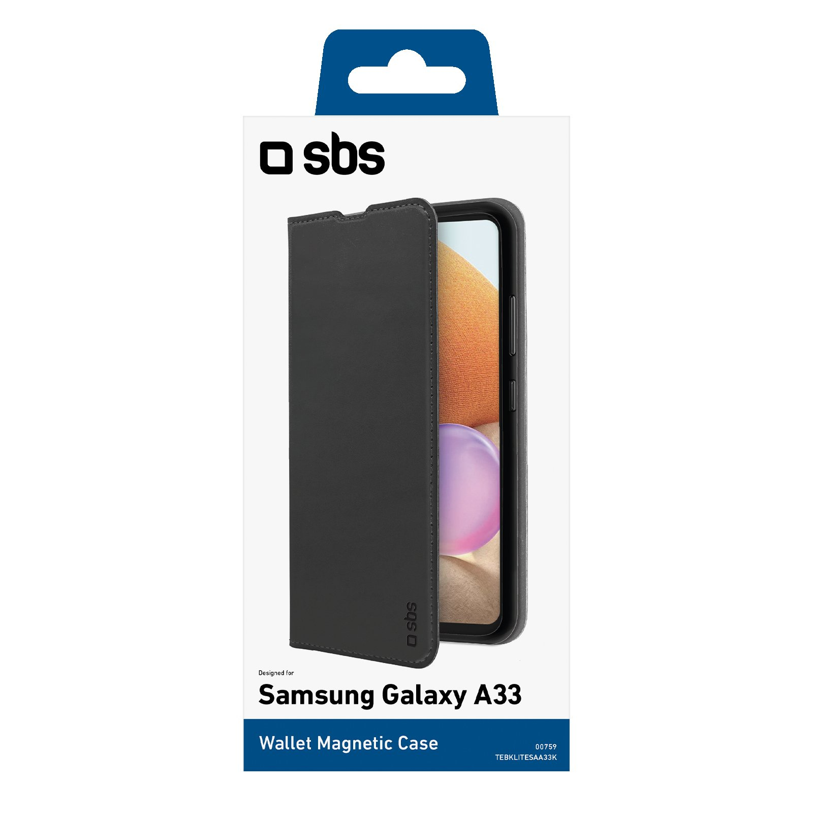 SBS Book Wallet Lite Samsung Galaxy A33 schwarz