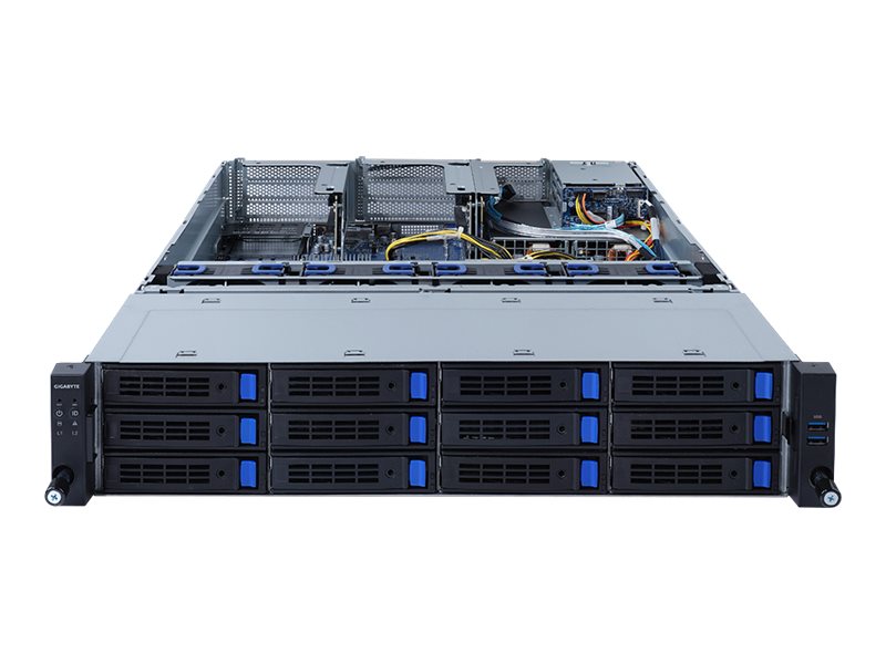 Gigabyte R262-ZA1 (rev. 100) - Server - Rack-Montage - 2U - 1-Weg - keine CPU - RAM 0 GB - SATA - Hot-Swap 6.4 cm, 8.9 cm (2.5", 3.5")