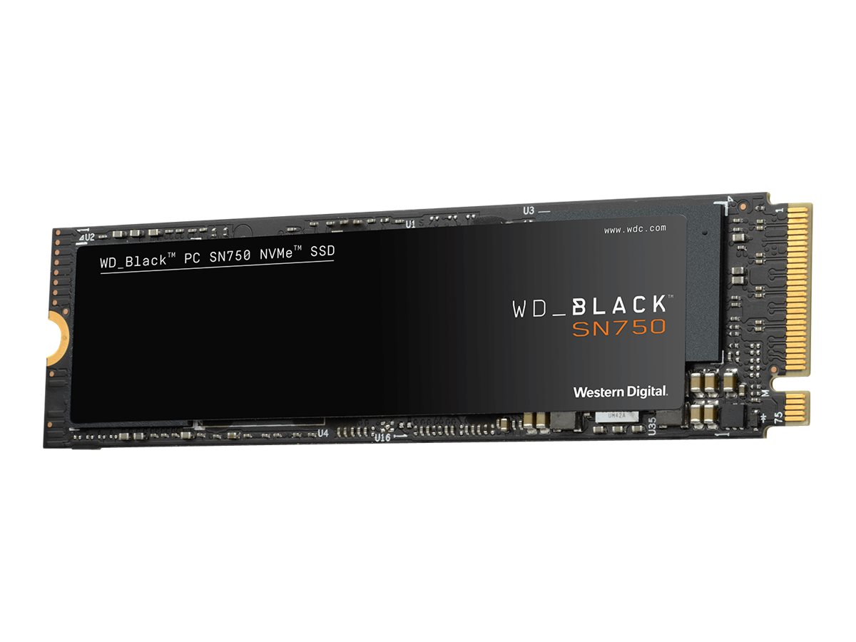 WD Black SN750 NVMe SSD WDS200T3X0C-00SJG0 - SSD - 2 TB - intern - M.2 2280 - PCIe 3.0 x4 (NVMe)