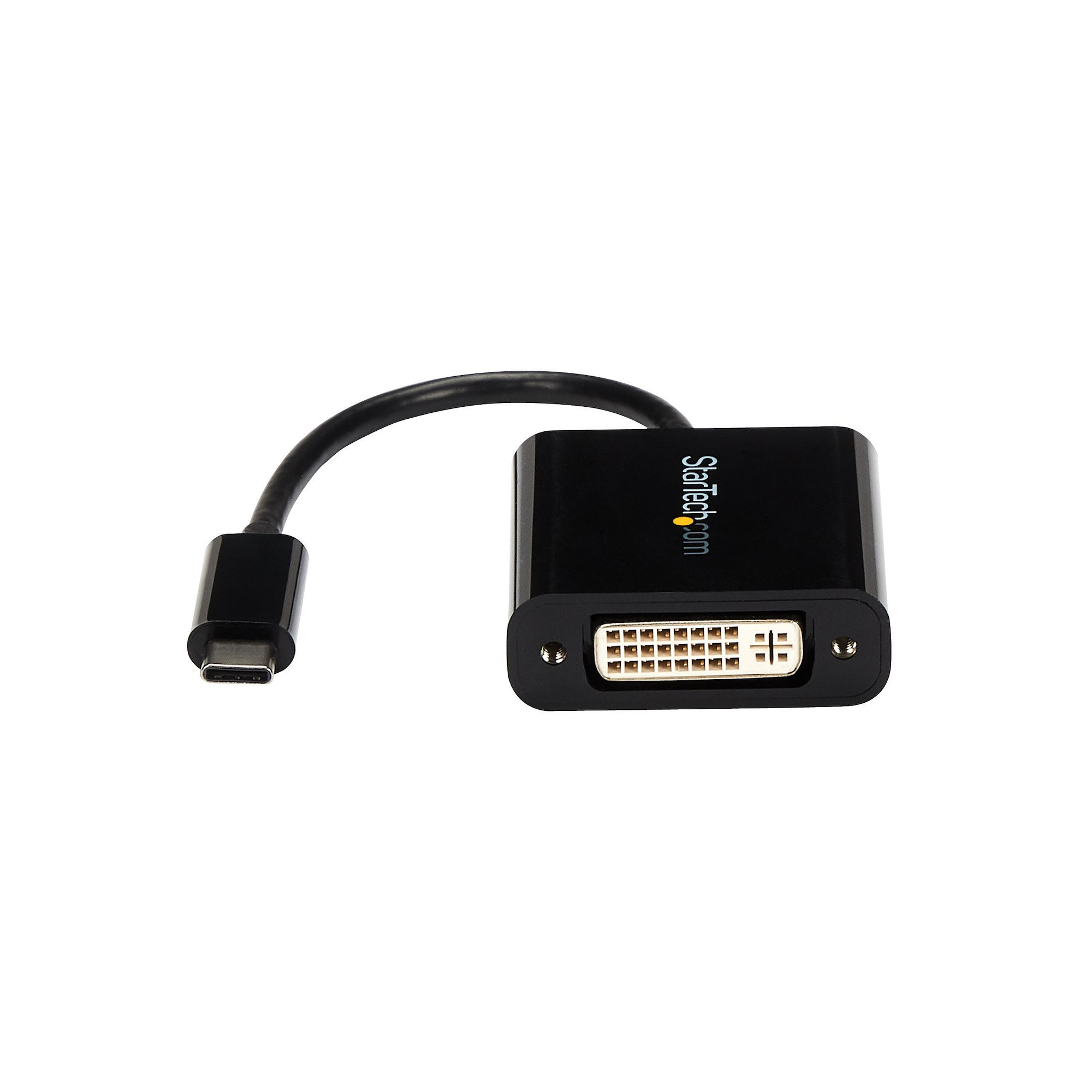 StarTech.com USB-C auf DVI Adapter - USB Type-C DVI Konverter für MacBook, ChromeBook Pixel oder andere USB-C Geräte mit DP über USB C