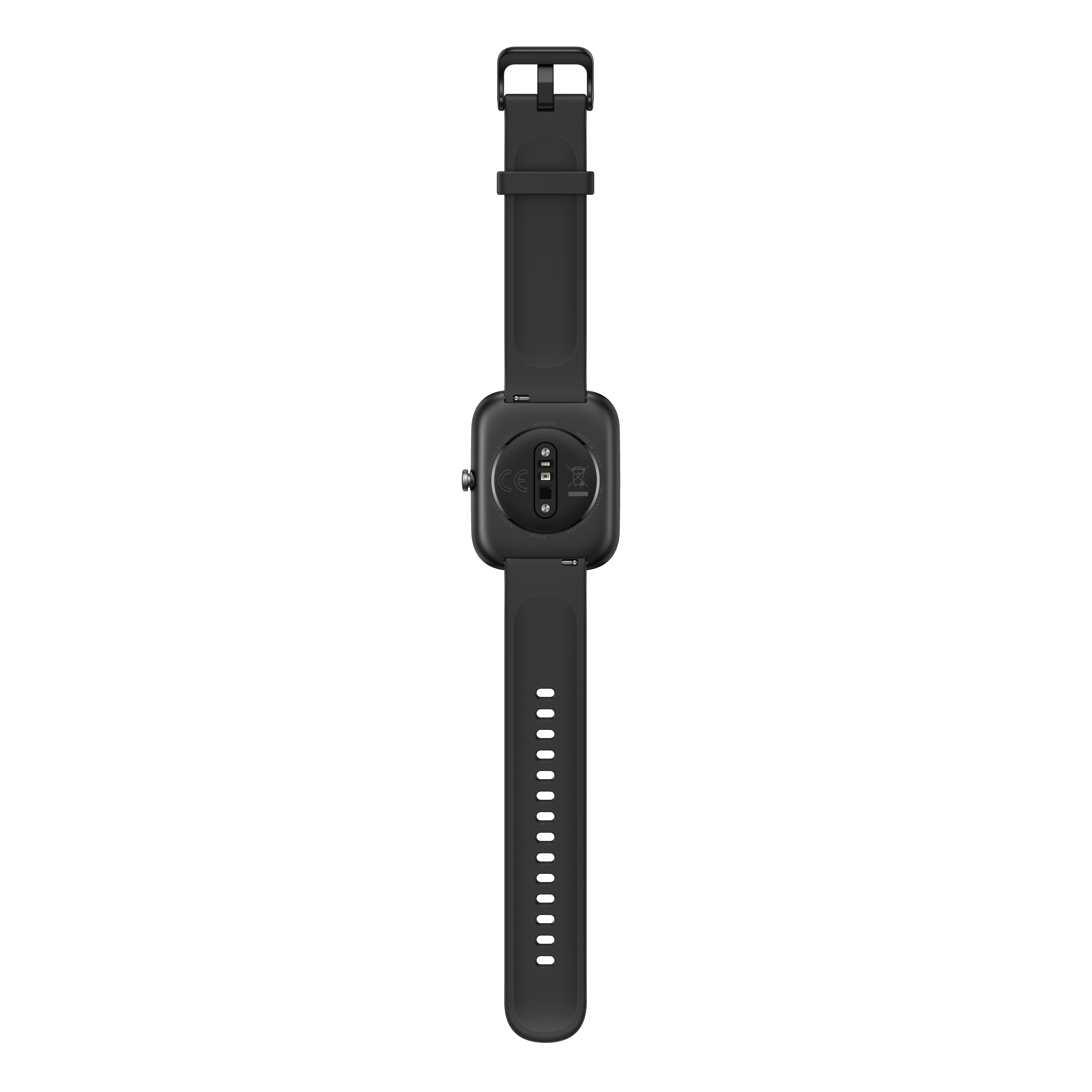 Amazfit Bip 3 Pro - Schwarz - intelligente Uhr mit Riemen - Silikon - schwarz - Handgelenkgröße: 153-218 mm - Anzeige 4.3 cm (1.69")