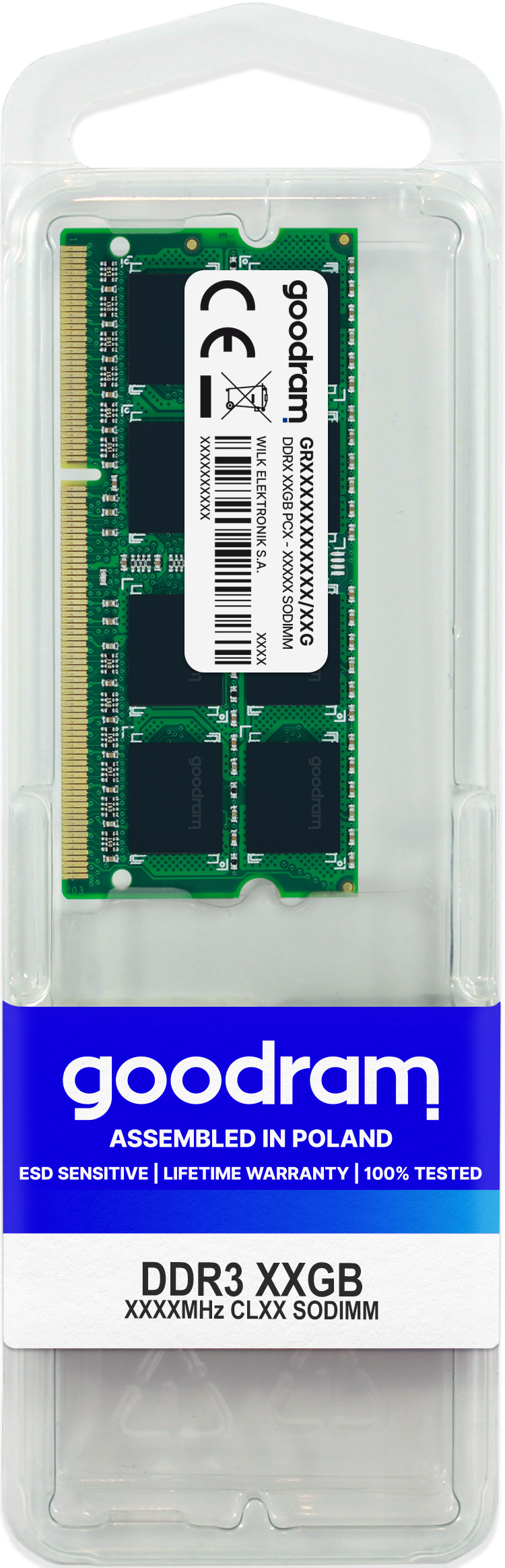 GoodRam DDR3 - Modul - 8 GB - SO DIMM 204-PIN