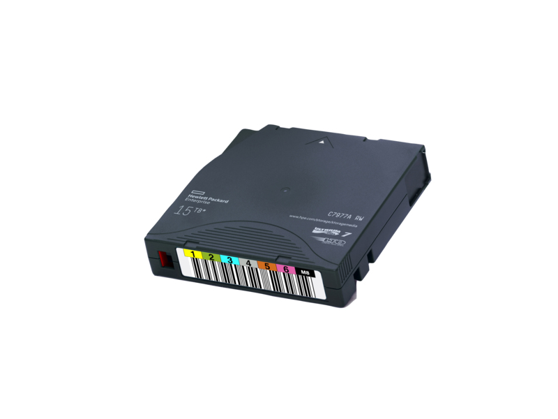 HPE Ultrium RW Non Custom Labeled with Case Data Cartridge