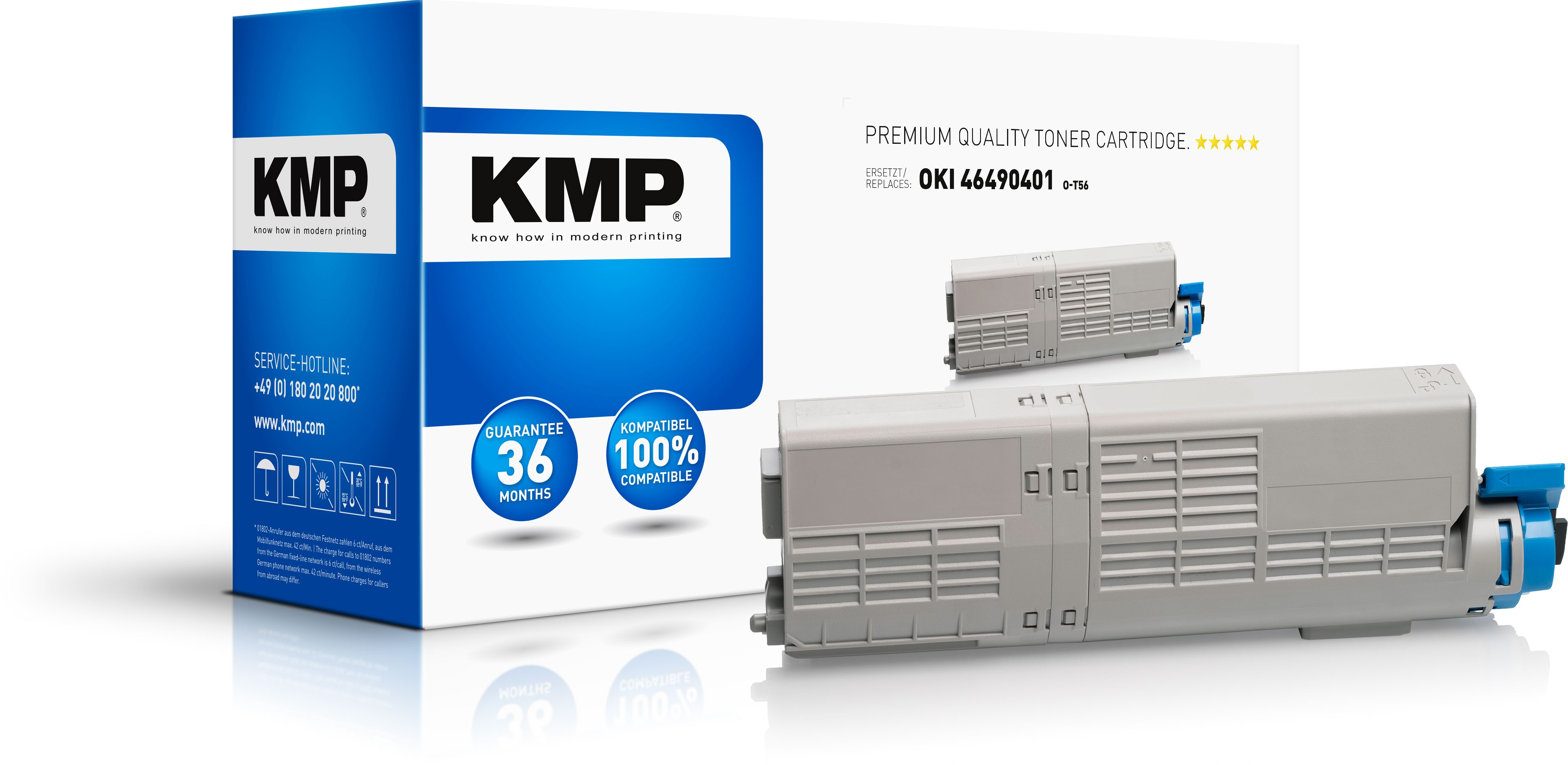 KMP O-T56 - 1500 Seiten - Gelb - 1 Stück(e)
