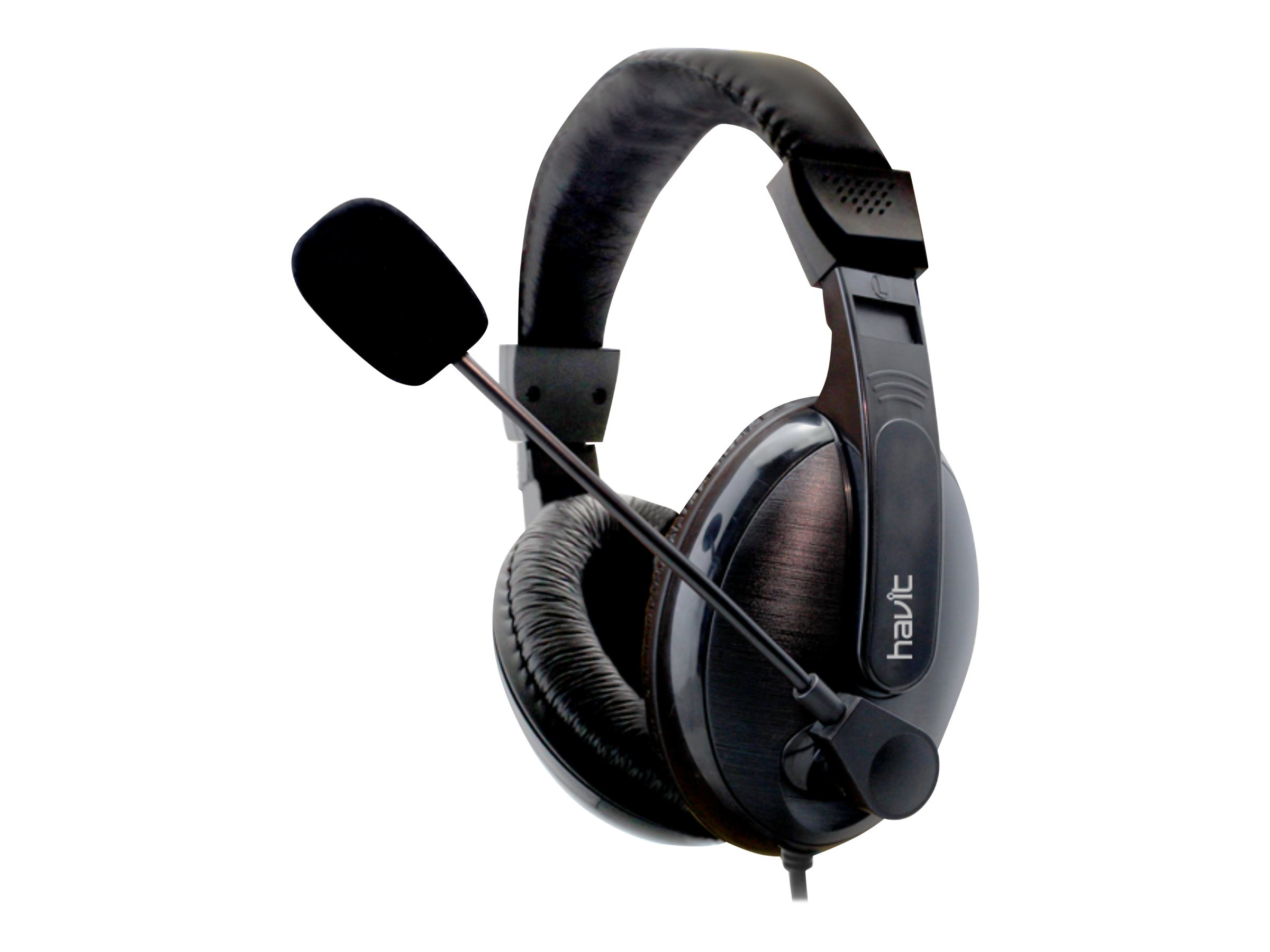 Havit Basicline Headset Black/Grey Kopfhörer Verkabelt Kopfband Buero/Callcenter Schwarz