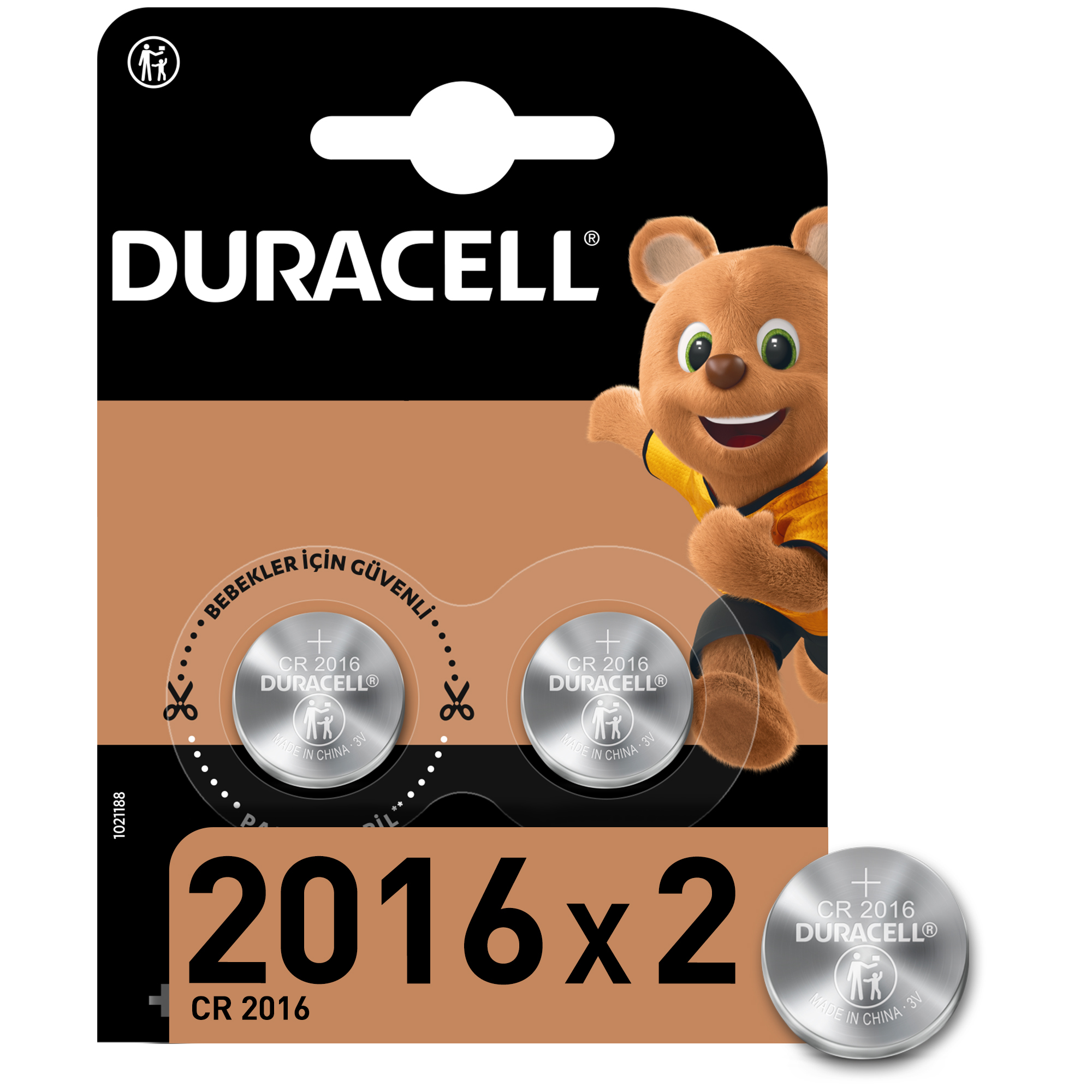 Duracell Batterie 2 x CR2016 - Li - 90 mAh