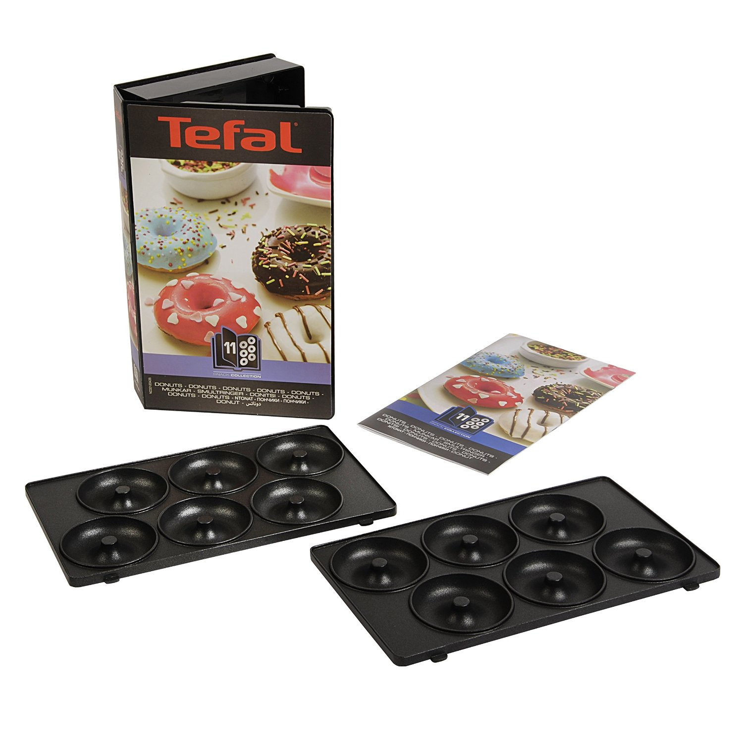 TEFAL XA8011 - Donuttellerset - für Sandwich-Maker/Waffeleisen