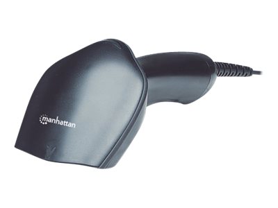 Manhattan Long Range CCD Handheld Barcode Scanner, USB, 500mm Scan Depth, Cable 1.5m, Max Ambient Light 30,000 lux (sunlight)