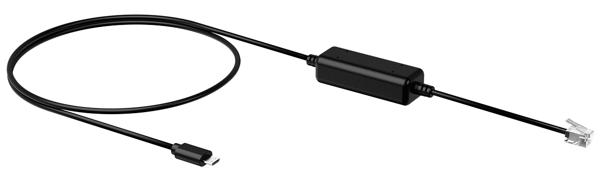 Yealink EHS35 - Kabelloser Headset-Adapter für drahtloses Headset, VoIP-Telefon