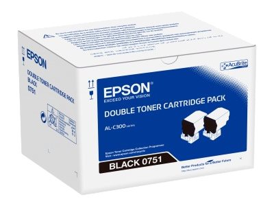 Epson 2er-Pack - Schwarz - Original - Tonerpatrone
