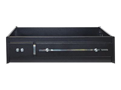 Intellinet 19" Schublade, 2 HE, 350 mm Fachbodentiefe, ausziehbar, schwarz - Rack Storage Drawer - Schwarz, RAL 9005 - 2U - 48.3 cm (19")